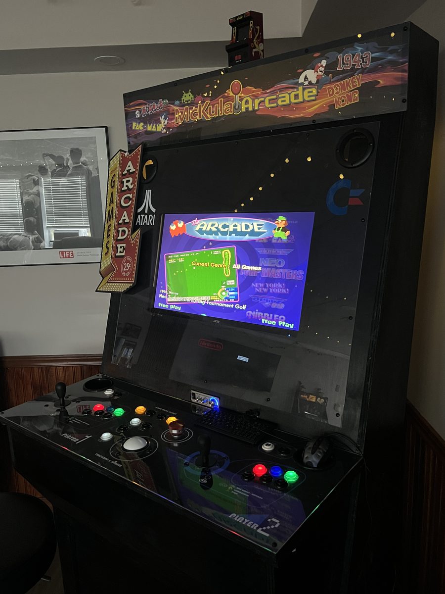 Custom McKula MAME arcade cabinet